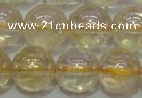 CCR303 15.5 inches 10mm round AB-color natural citrine beads