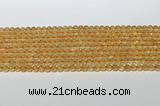 CCR377 15.5 inches 4.5-5mm round citrine gemstone beads wholesale