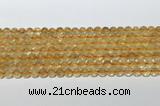 CCR378 15.5 inches 6mm round citrine gemstone beads wholesale