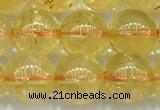 CCR382 15 inches 8mm round citrine beads wholesale