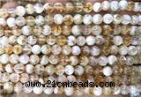 CCR431 15 inches 6mm round citrine beads wholesale