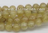 CCR81 15.5 inches 8mm round citrine gemstone beads wholesale