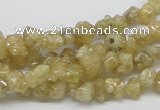 CCR84 15.5 inches 7mm chip citrine gemstone beads wholesale