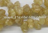 CCR85 15.5 inches 12mm chip citrine gemstone beads wholesale