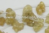 CCR87 15.5 inches 15mm chips citrine gemstone beads wholesale