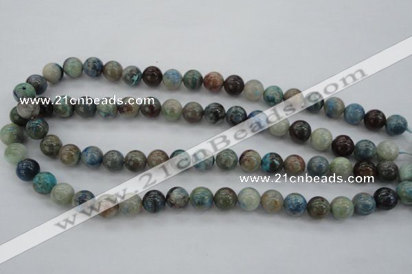 CCS02 15.5 inches 10mm round natural chrysocolla gemstone beads