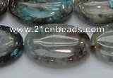 CCS10 15.5 inches 22*30mm oval natural chrysocolla gemstone beads