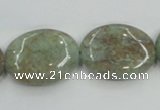 CCS100 15.5 inches 18*25mm oval African chrysocolla beads