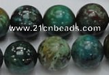 CCS16 15.5 inches 16mm round natural chrysocolla gemstone beads