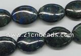 CCS166 15.5 inches 13*18mm oval dyed chrysocolla gemstone beads