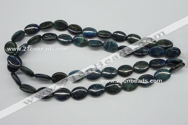 CCS166 15.5 inches 13*18mm oval dyed chrysocolla gemstone beads