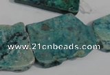 CCS185 15.5 inches 22*25mm – 35*40mm freeform dyed chrysocolla beads