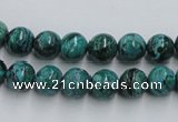 CCS203 15.5 inches 8mm round natural Chinese chrysocolla beads