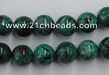 CCS204 15.5 inches 10mm round natural Chinese chrysocolla beads