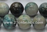 CCS23 15.5 inches 20mm round natural chrysocolla gemstone beads