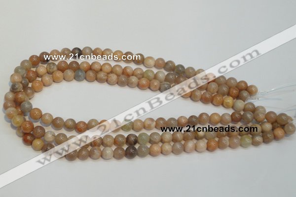 CCS302 15.5 inches 6mm round natural sunstone beads wholesale