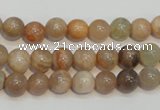 CCS303 15.5 inches 8mm round natural sunstone beads wholesale