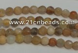 CCS310 15.5 inches 6mm faceted round natural sunstone beads