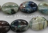 CCS35 15.5 inches 15*20mm oval natural chrysocolla gemstone beads