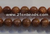 CCS373 15.5 inches 10mm round AA grade natural golden sunstone beads