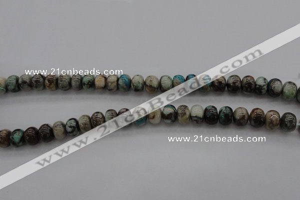 CCS43 15.5 inches 5*8mm rondelle natural chrysocolla gemstone beads