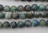 CCS502 15.5 inches 8mm round natural chrysocolla gemstone beads