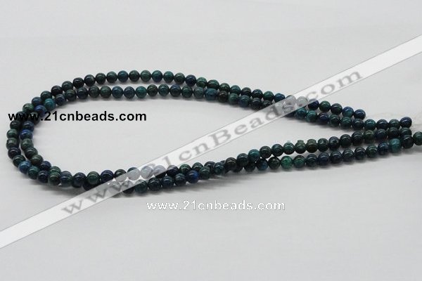 CCS51 16 inches 6mm round dyed chrysocolla gemstone beads wholesale