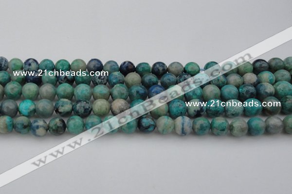 CCS513 15.5 inches 10mm round natural chrysocolla gemstone beads