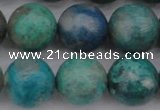 CCS515 15.5 inches 14mm round natural chrysocolla gemstone beads