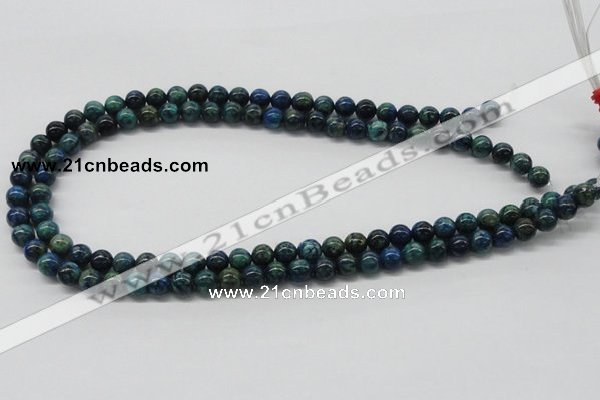 CCS52 16 inches 8mm round dyed chrysocolla gemstone beads wholesale