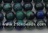 CCS523 15.5 inches 10mm round dyed chrysocolla gemstone beads