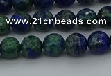 CCS532 15.5 inches 8mm faceted round dyed chrysocolla beads