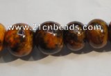 CCS566 15.5 inches 8*10mm - 12*16mm rondelle dyed chrysocolla beads