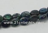 CCS59 16 inches 8*10mm oval dyed chrysocolla gemstone beads