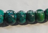 CCS621 15.5 inches 6*10mm – 15*20mm rondelle dyed chrysocolla beads