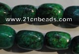 CCS647 15.5 inches 11*17mm nuggets dyed chrysocolla gemstone beads