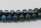 CCS70 15.5 inches 10mm round dyed chrysocolla gemstone beads