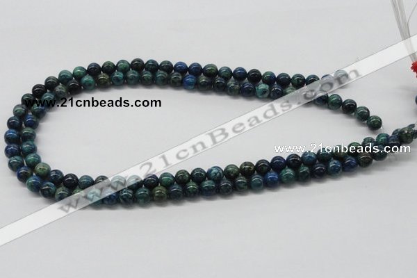 CCS70 15.5 inches 10mm round dyed chrysocolla gemstone beads