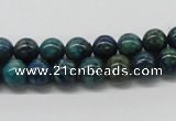 CCS71 15.5 inches 12mm round dyed chrysocolla gemstone beads