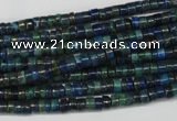 CCS75 15.5 inches 2*4mm heishi dyed chrysocolla gemstone beads