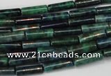 CCS77 15.5 inches 4*13mm tube dyed chrysocolla gemstone beads