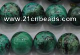 CCS802 15.5 inches 8mm round natural Chinese chrysocolla beads