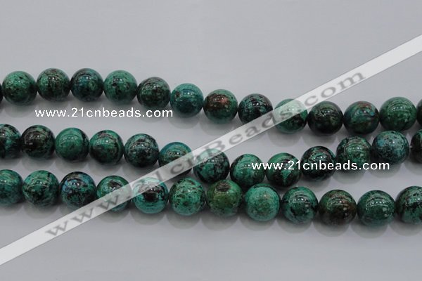 CCS803 15.5 inches 10mm round natural Chinese chrysocolla beads