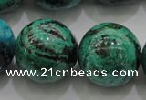 CCS807 15.5 inches 18mm round natural Chinese chrysocolla beads