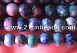 CCS850 15.5 inches 4mm round natural chrysocolla beads wholesale