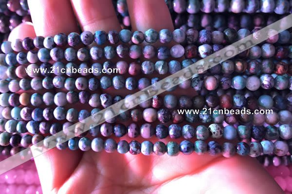 CCS851 15.5 inches 6mm round natural chrysocolla beads wholesale