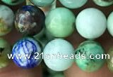 CCS866 15.5 inches 8mm round chrysocolla gemstone beads