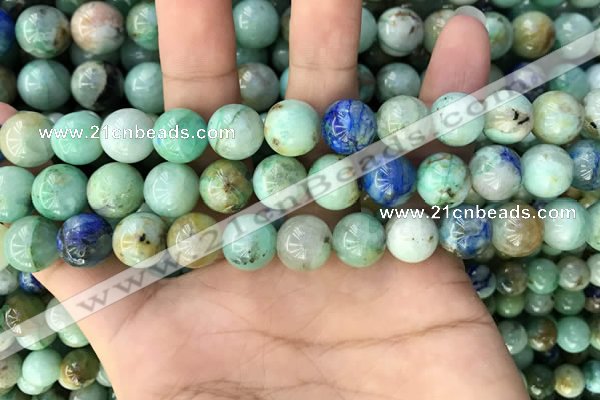 CCS868 15.5 inches 12mm round chrysocolla gemstone beads