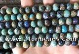 CCS877 15.5 inches 8mm round natural chrysocolla beads wholesale