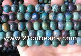 CCS895 15 inches 10mm round natural chrysocolla gemstone beads